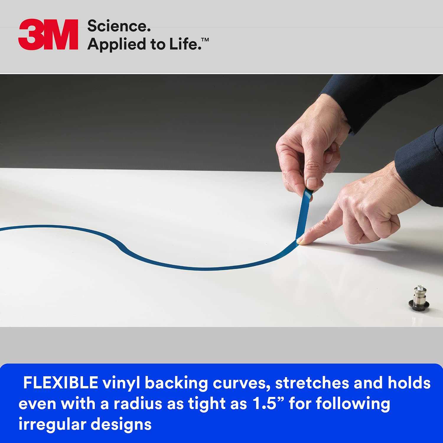 3M Vinyl Tape 1/4 in x 36 yd 06405 - Image 3