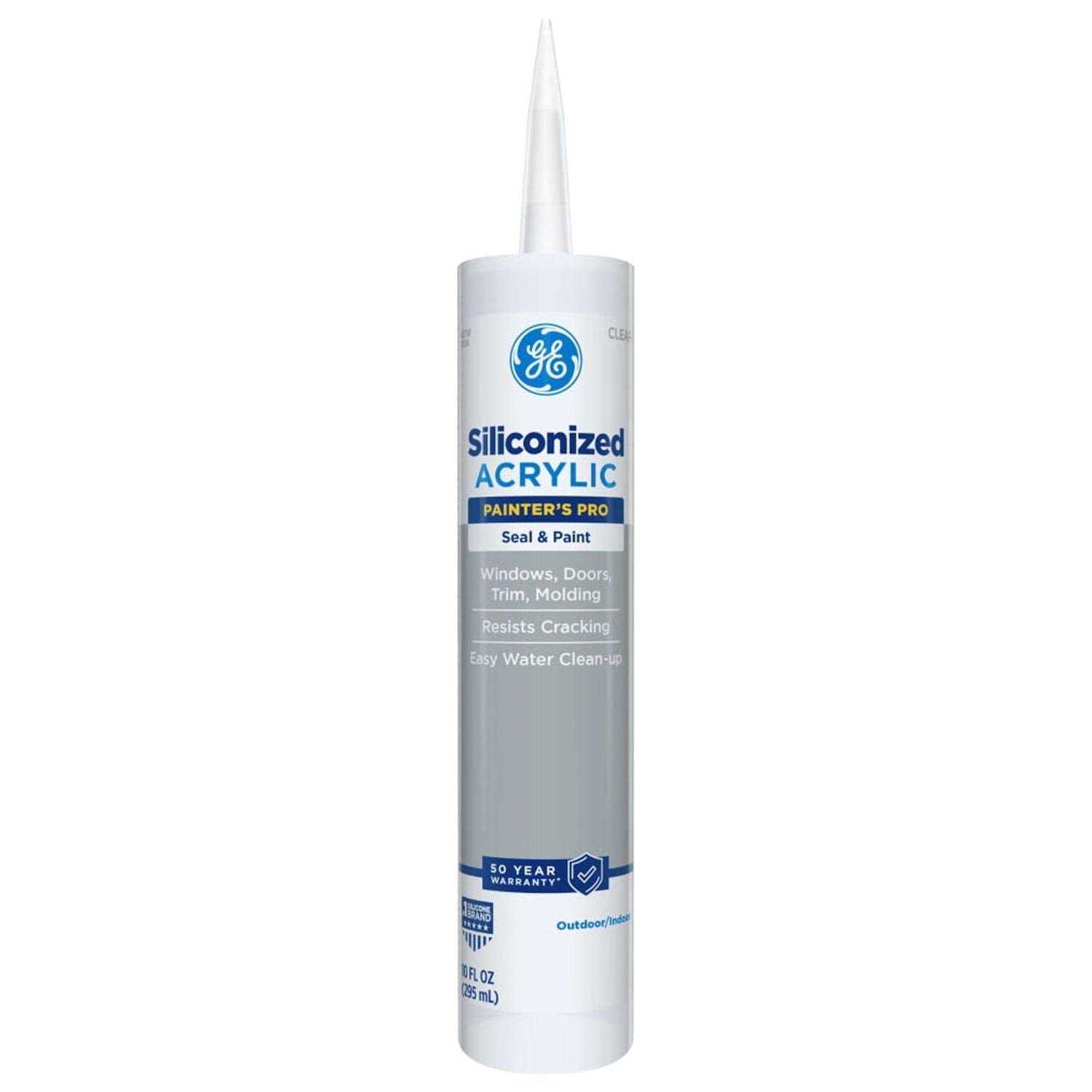 GE Painter's Pro Siliconized Acrylic Latex Caulk - Hardware&Tools ...