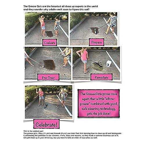 Oil Lift Oillift Industrial Strength Concentrated Non Toxic Oil Remover Removes Oil from cement, asphalt and most surfaces Cleans up Oil from garage floors - Image 4