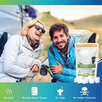 Unique RV Digest-It Black Tank Treatment Concentrated Drop-In Pod Toilet Treatment - Image 4