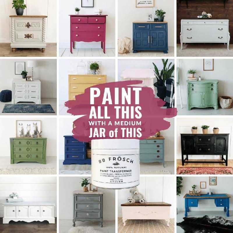 BB Frosch Paint Transformer Paint Powder Mineral Paint for Furniture - Image 5