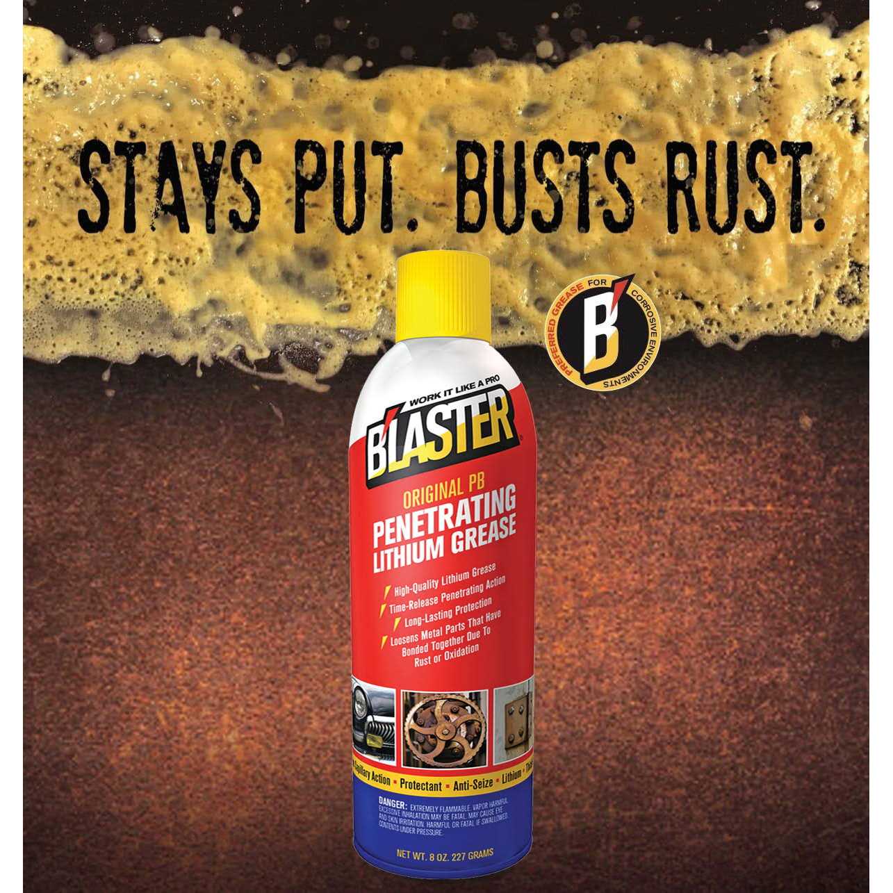 Blaster Original PB Penetrating Lithium Grease GR-8A-PB - Image 4