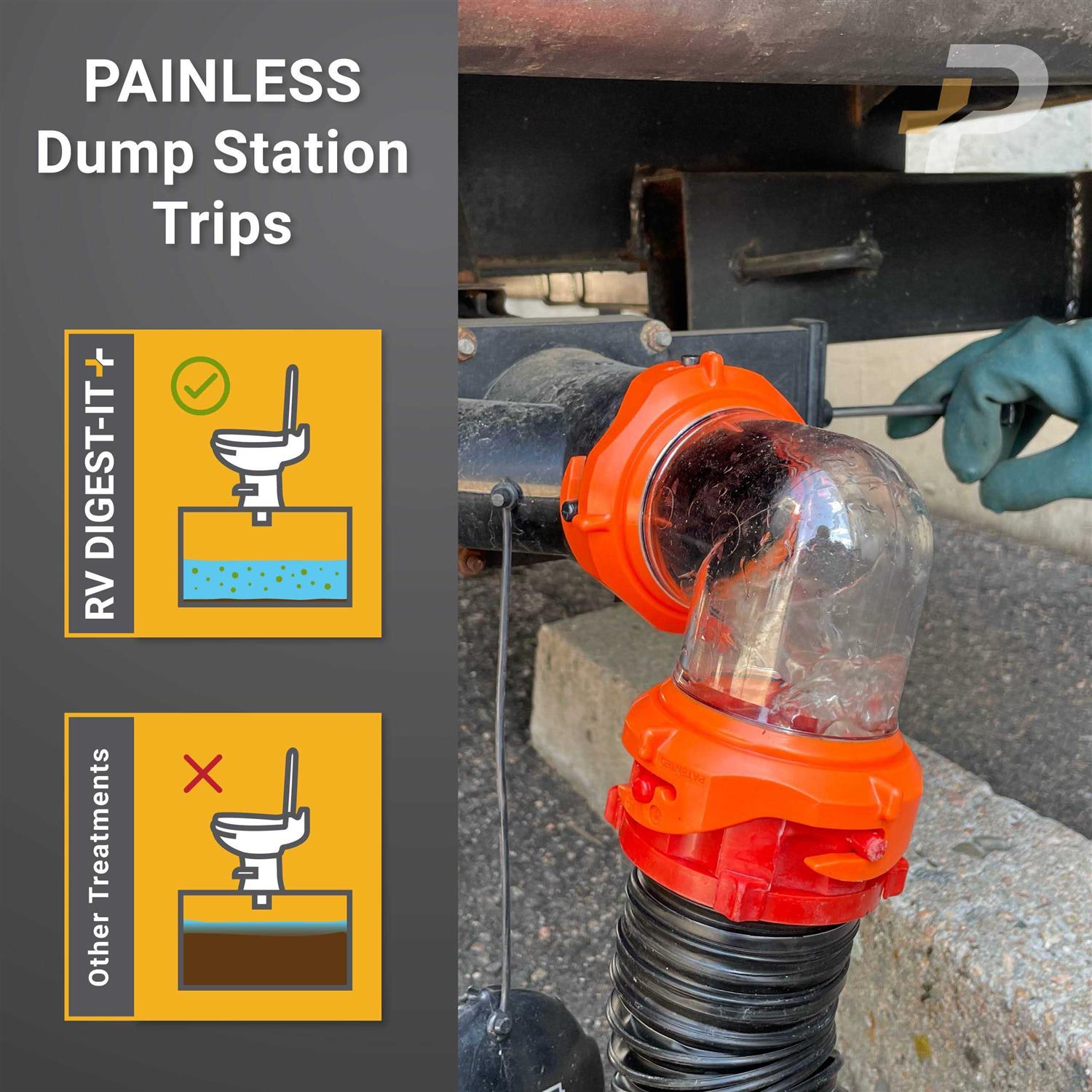 Unique RV Digest-It Plus Extra-Strength Black Tank Treatment Liquid - Image 5