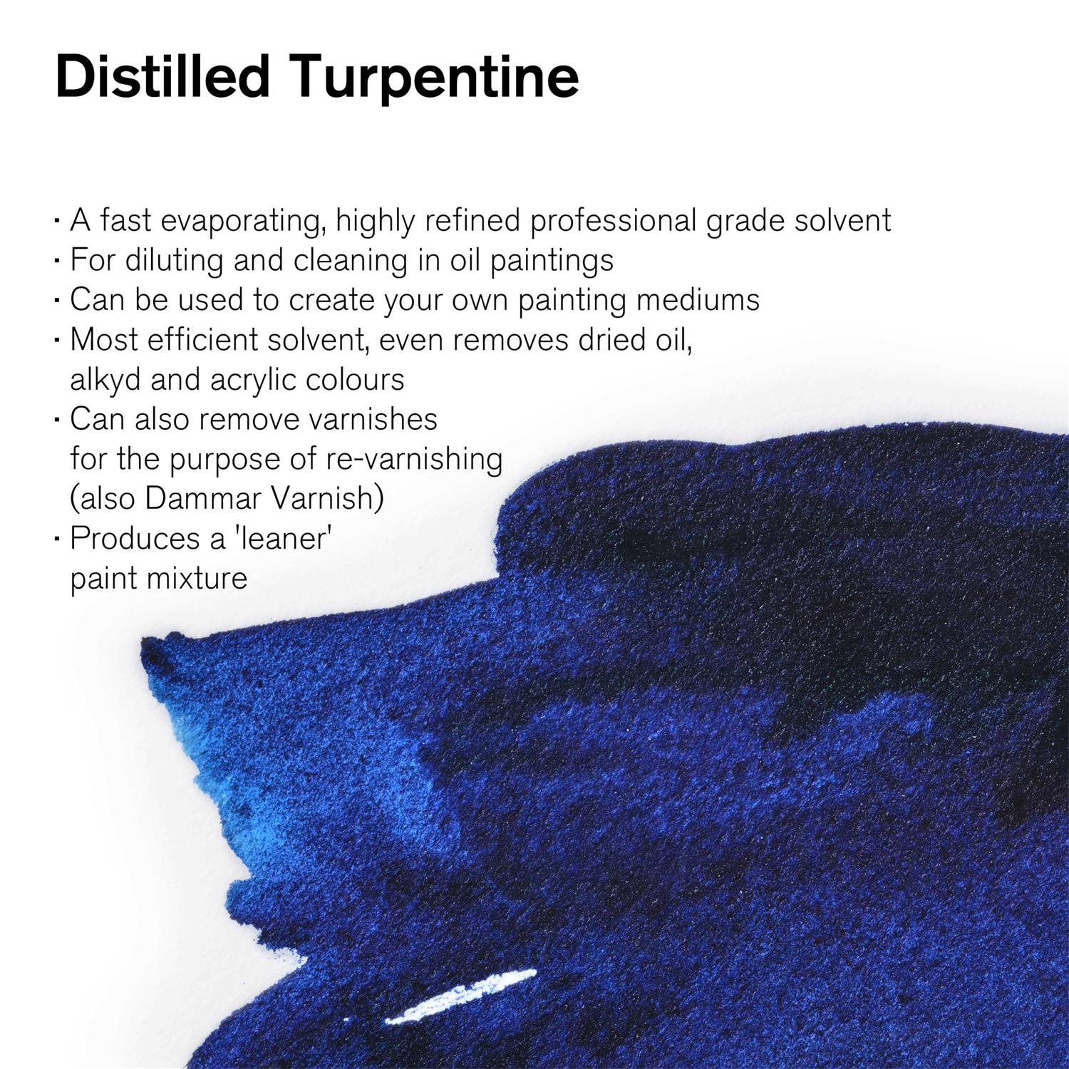 Winsor & Newton Distilled Turpentine - Image 4