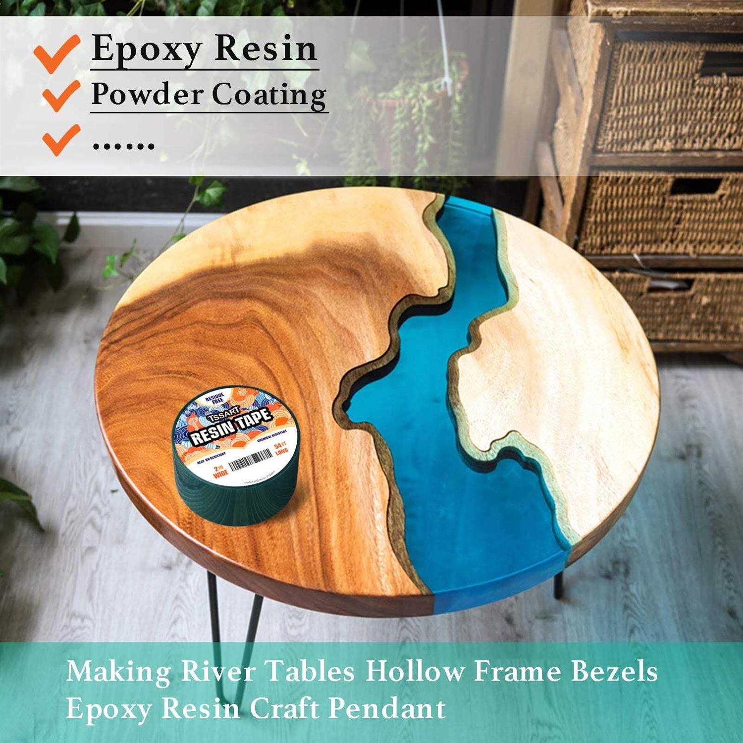 Tssart Resin Tape for Epoxy Resin Molding Silicone Thermal Adhesive Tape, Oxidation and High Temperature Resistance Easy Peeling - Image 5