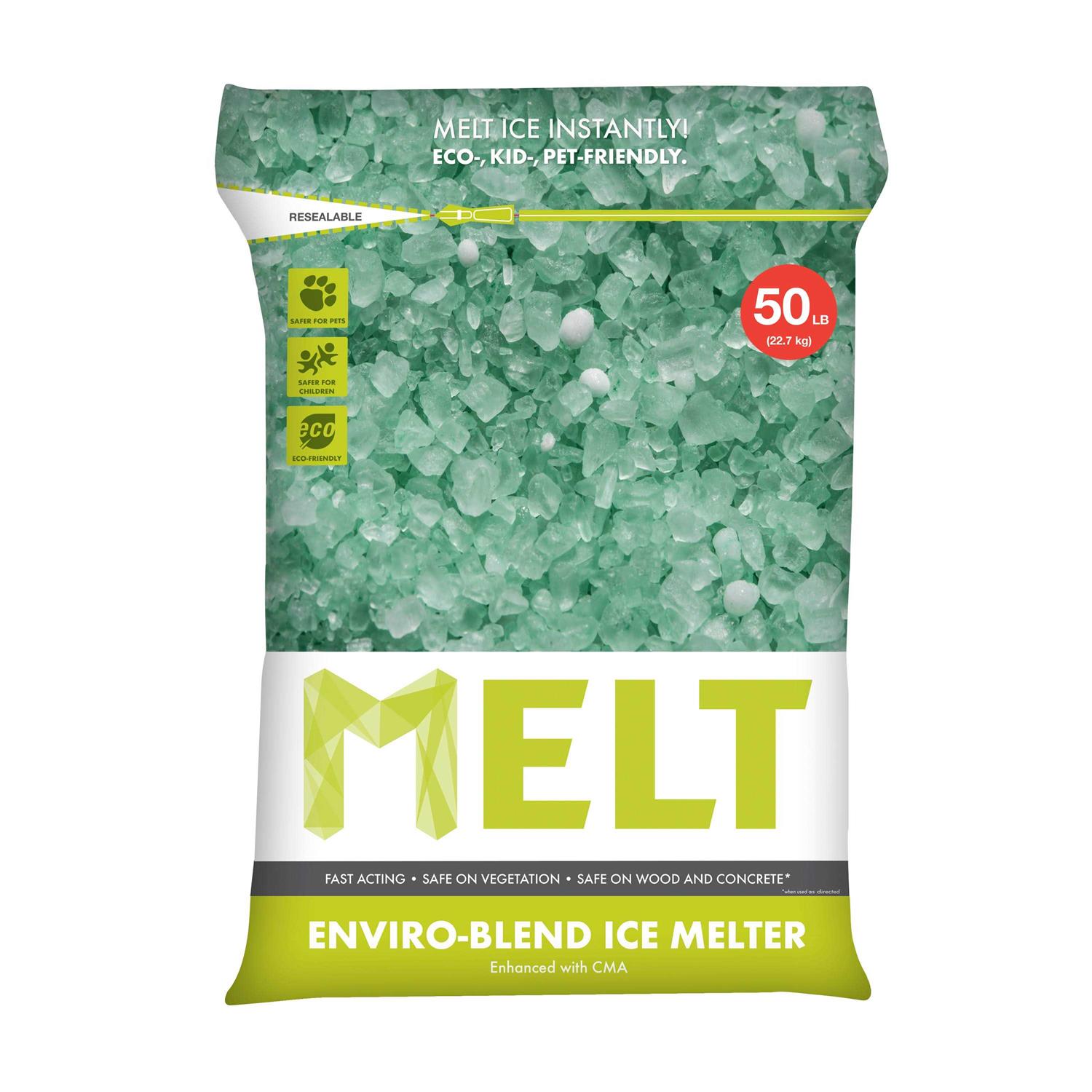 Snow Joe Melt 50 lb. Premium Enviro-Blend Ice Melter with CMA