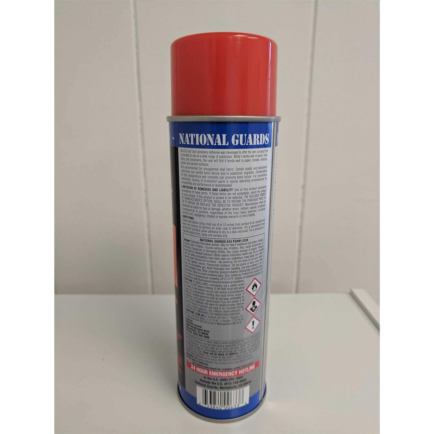 National Guard Foam Lock Spray Adhesive 12 oz - Image 2