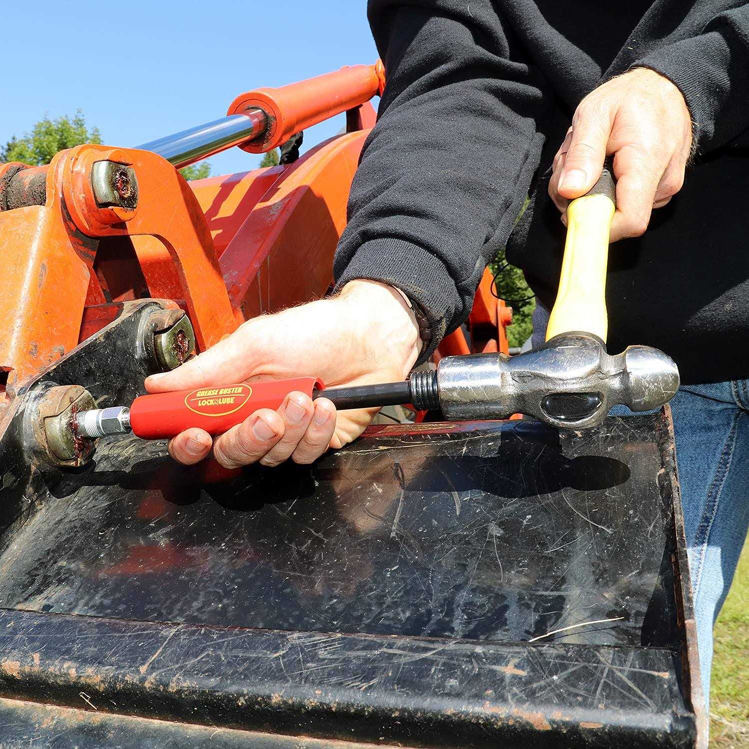 The Original Grease Buster . Made in The USA! Cleans and flushes out old dried Grease from fittings, pins, shafts, bushings, and joints. Uses - Image 3