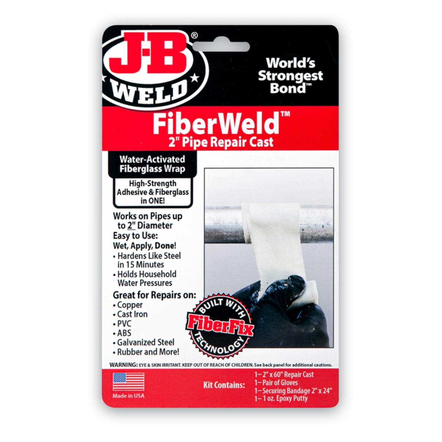 J-B Weld FiberWeld Pipe Repair Cast 38260