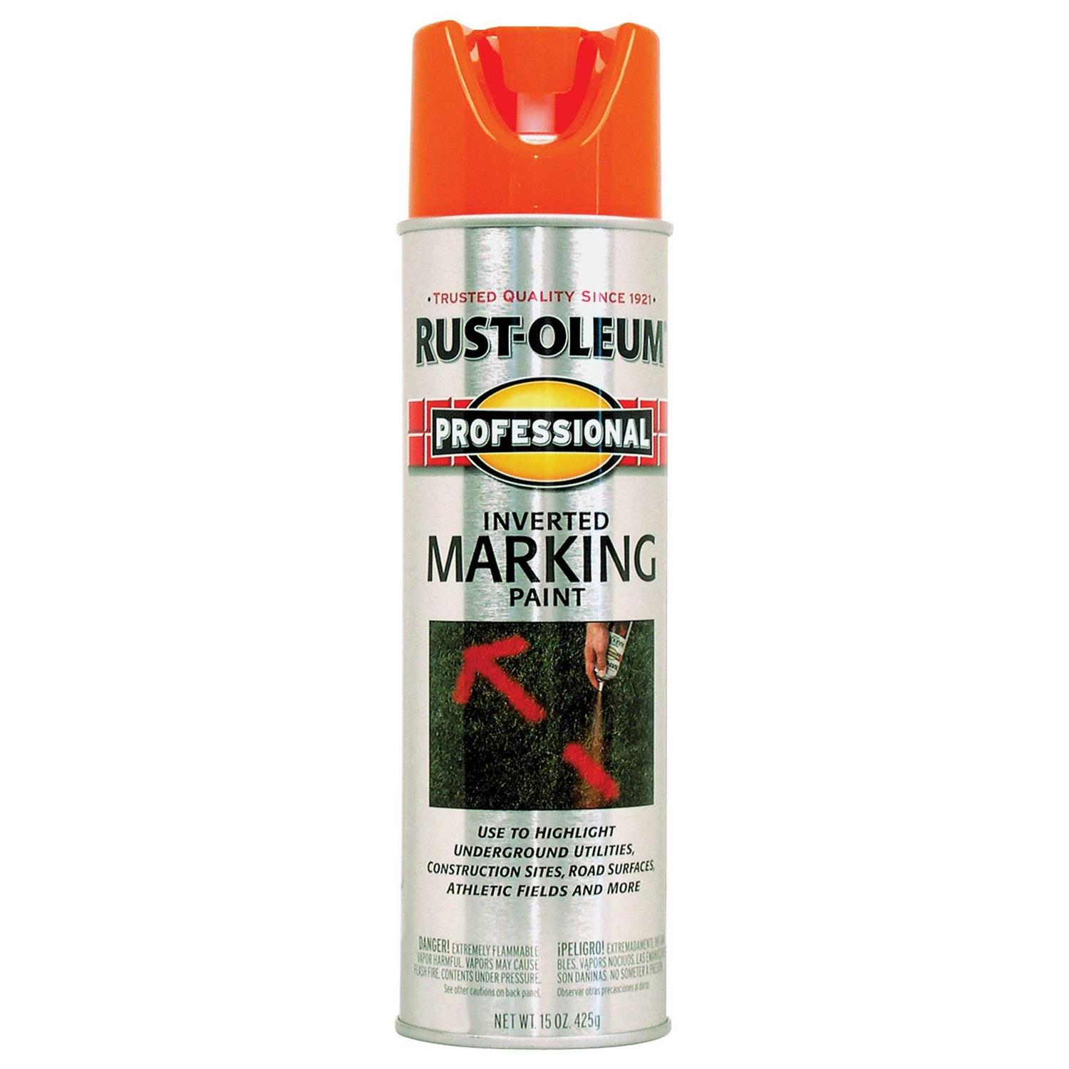 Rust-Oleum 15 oz Professional Inverted Marking Spray Paint