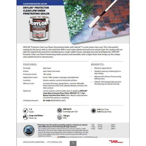 Drylok Concrete Sealer Protector - Image 2