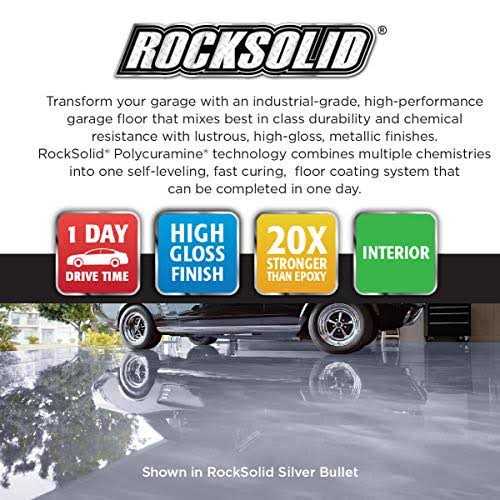Rust-Oleum RockSolid Polycuramine Metallic Floor Coating Kit - Image 2
