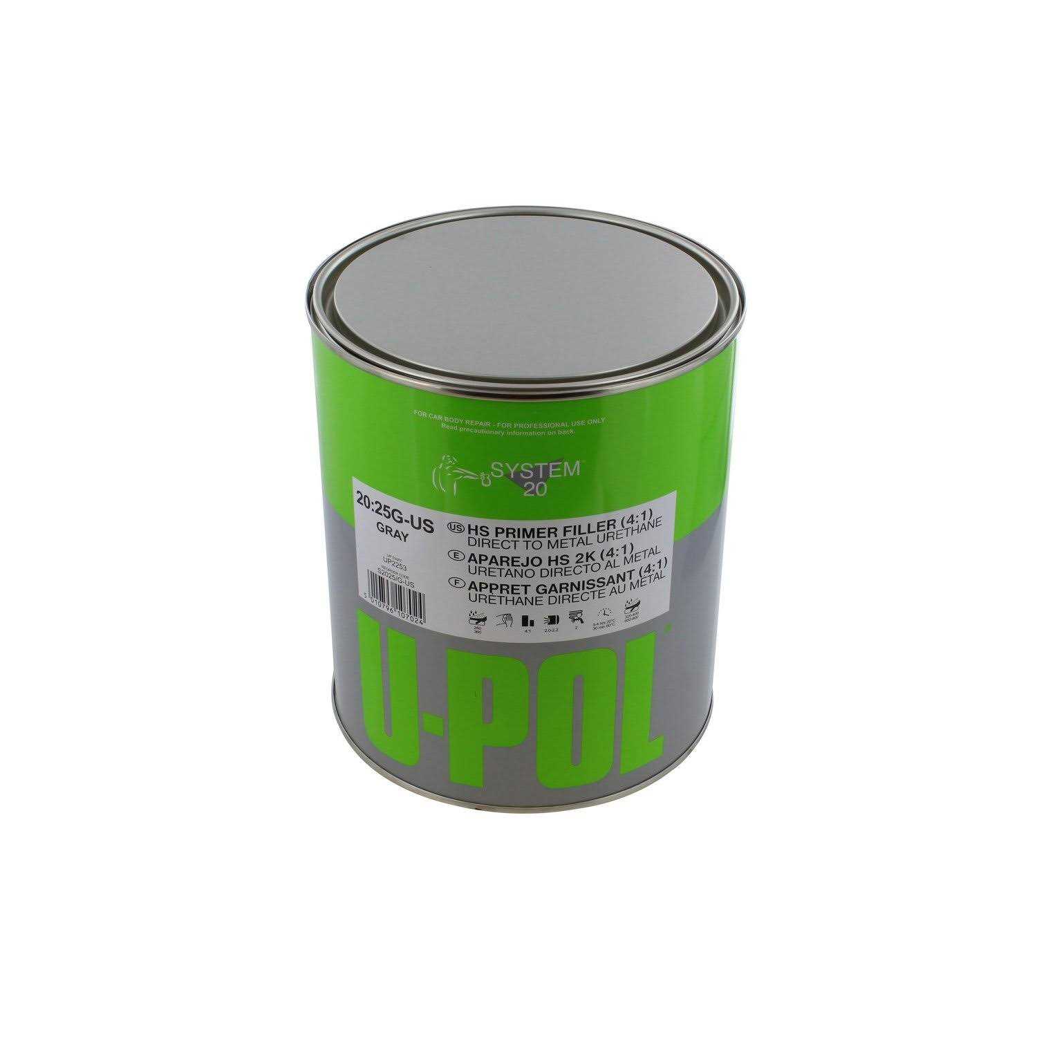 U-pol 1 Gallon High Solids High Build Urethane Primer Kit With Standard Temperature Hardener - Image 4