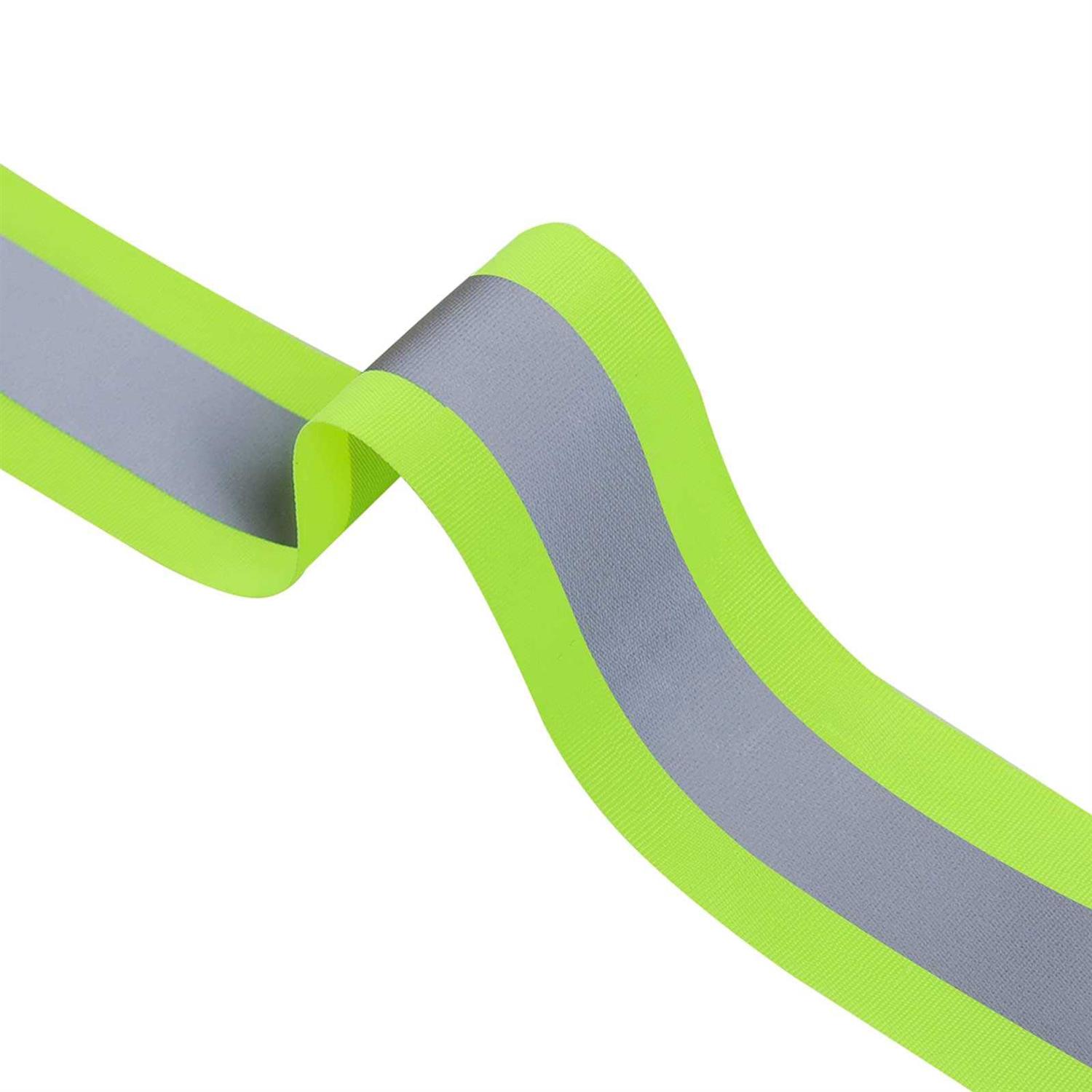 TCCFCCT High Visibility Reflective Tape Strip Fabric Florescent Safety Tape - Image 5