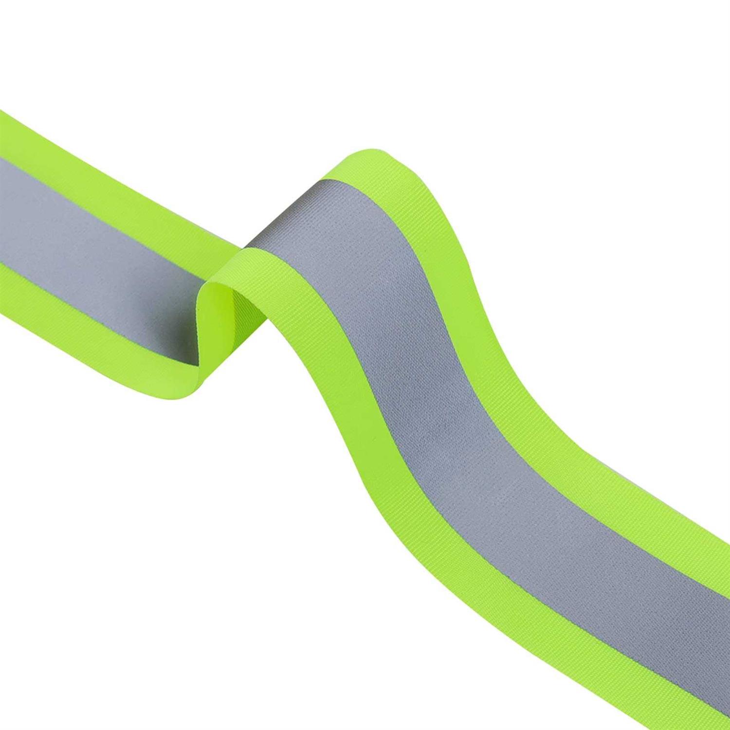 TCCFCCT High Visibility Reflective Tape Strip Fabric Florescent Safety Tape - Image 3