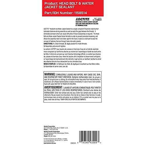 Loctite 1158514 Head Bolt and Water Jacket Sealant - Image 2