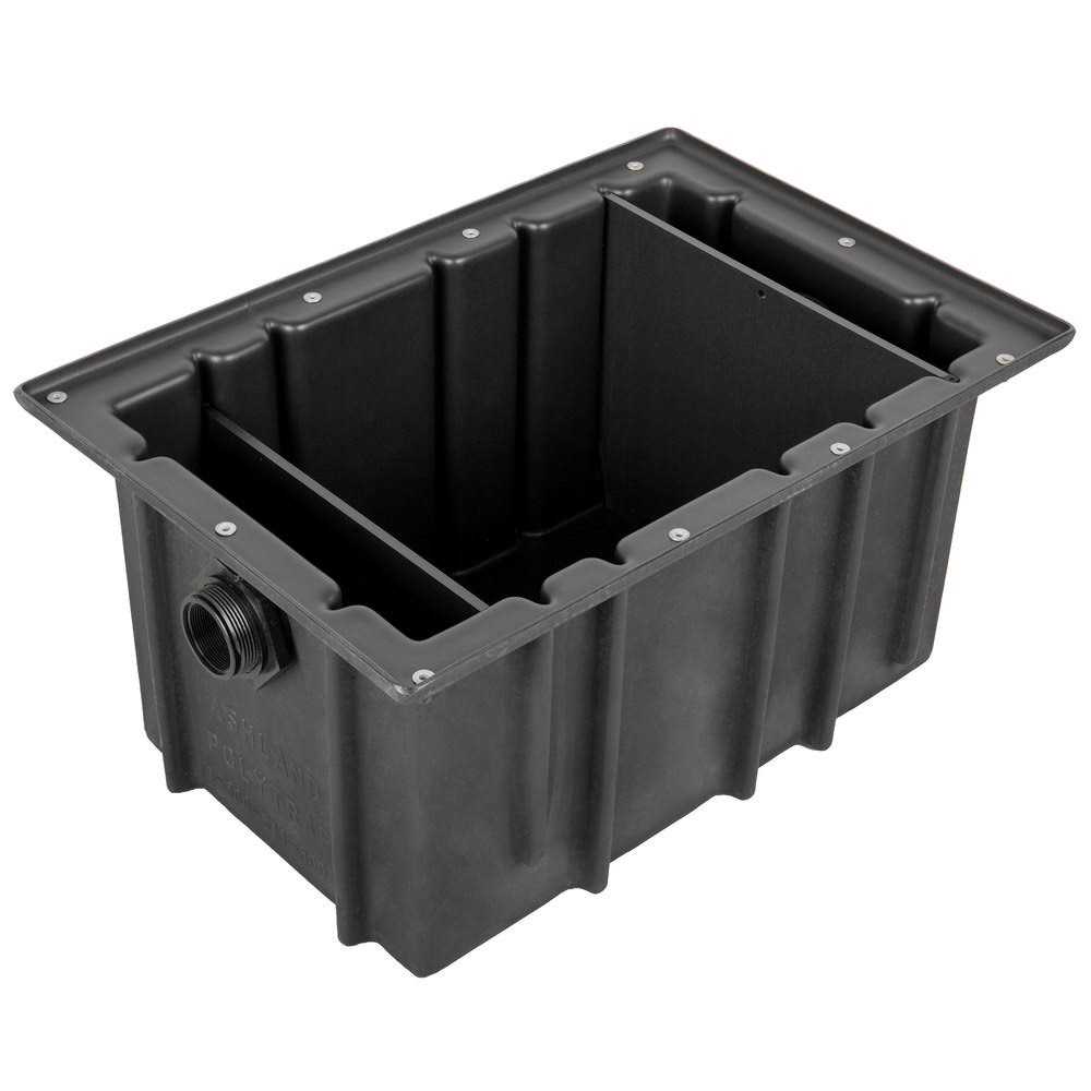 Ashland PolyTrap 4820 40 lb. Grease Trap with Threaded Connections - Image 4