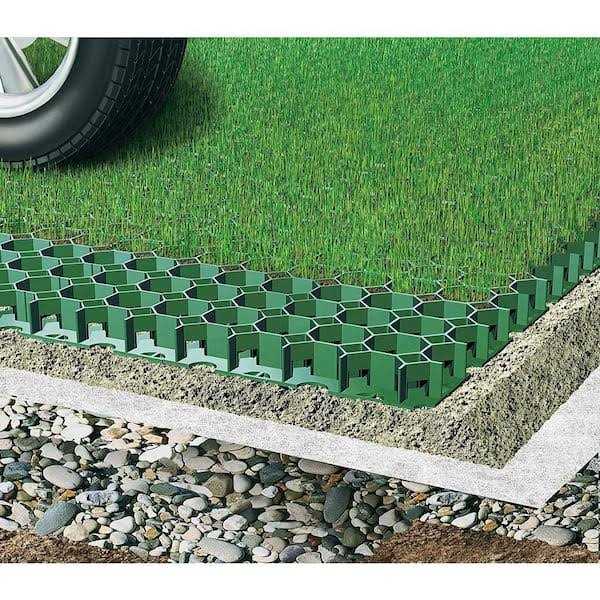 Techno Earth 19.7 in. x 19.7 in. x 1.9 Permeable Plastic Grass Pavers for Parking Lots - Image 4