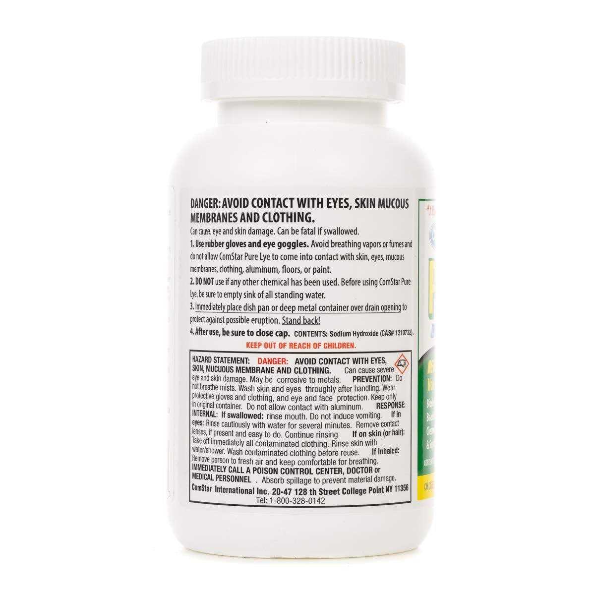 Comstar Pure Lye Drain Opener 30-500 - Image 5