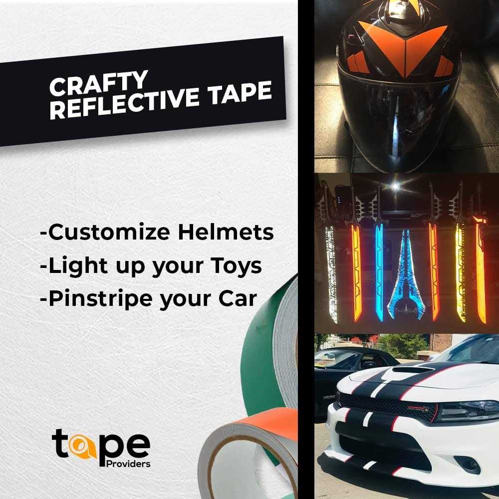 Wod Tape Retro Reflective Tape 30 ft. Safety Tape - Image 3