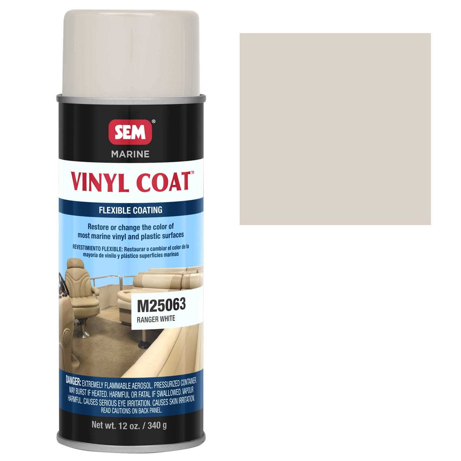 SEM Vinyl Coat Ranger White M25063 - Image 3