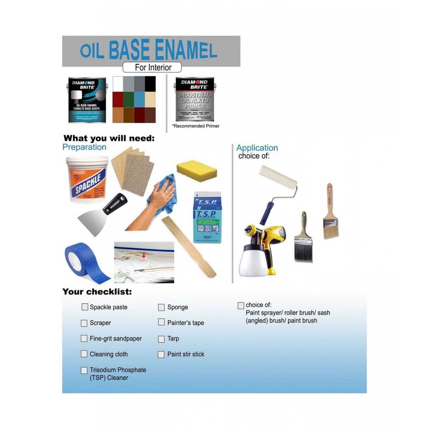 Diamond Brite 5 gal Oil Base All Purpose Enamel Paint - Image 4