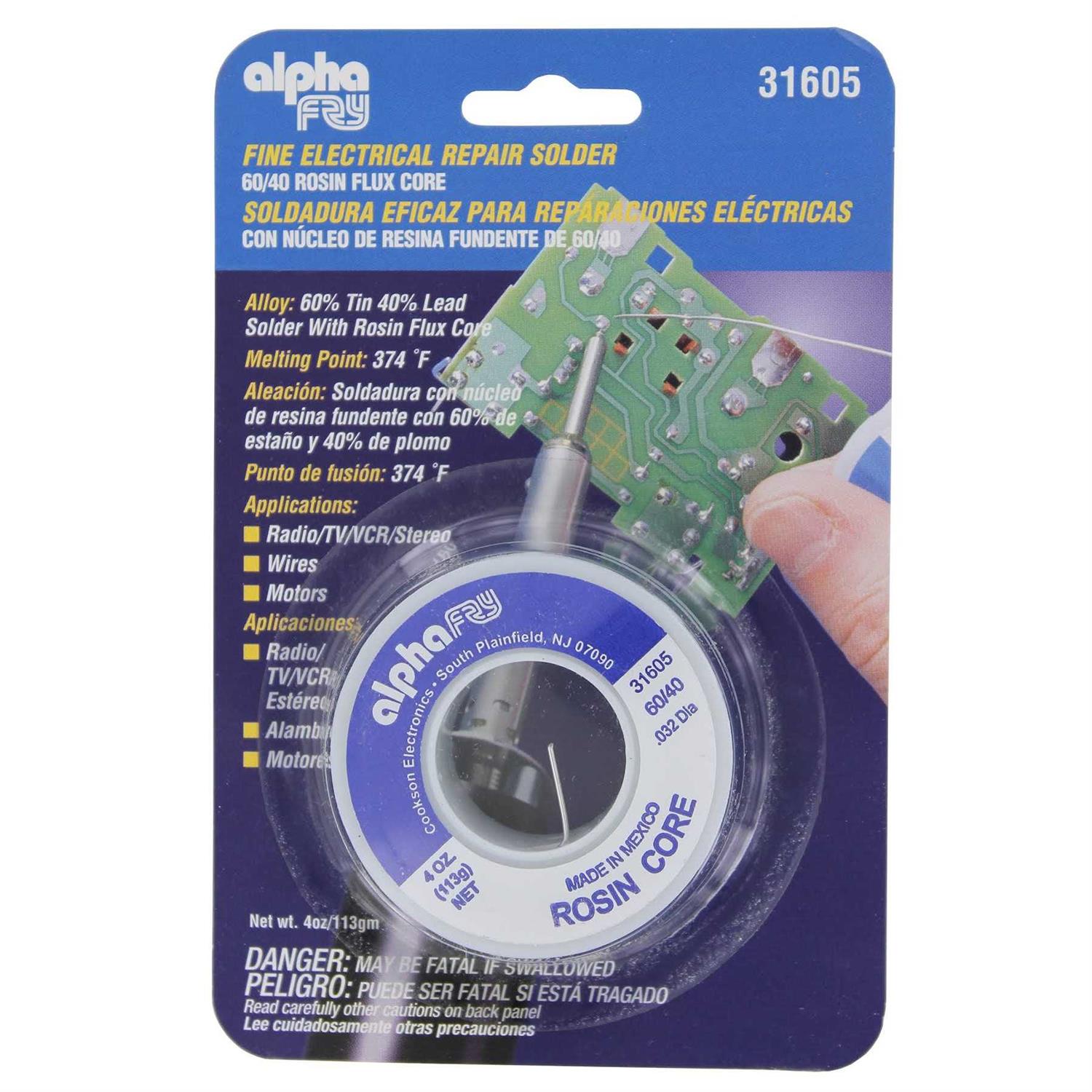 Alpha Fry Solder Rosin Core 60/40 - Image 3