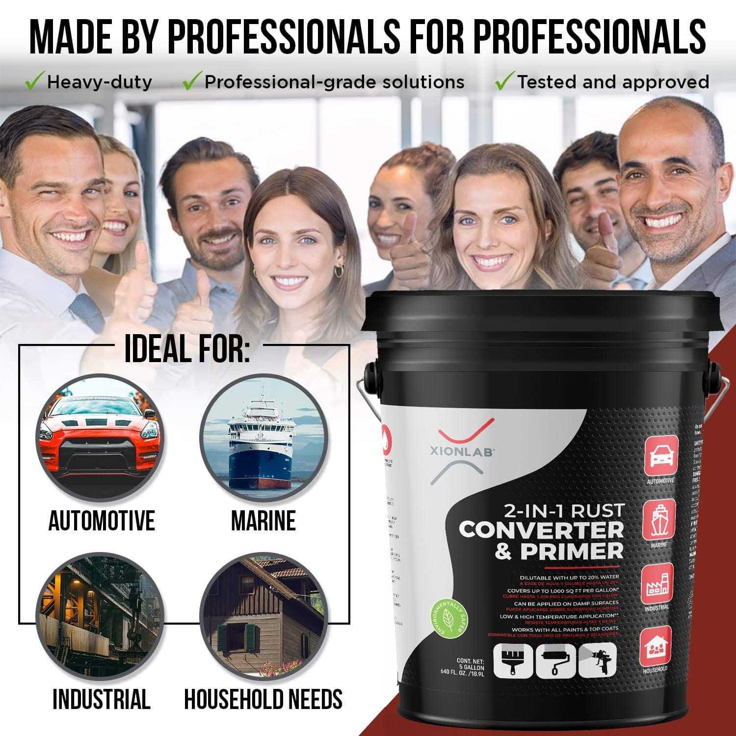 Xion Lab 2 in 1 Rust Converter & Metal Primer - Image 3