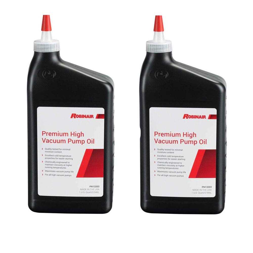 Robinair Premium High Viscosity Low Moisture Vacuum Pump Oil
