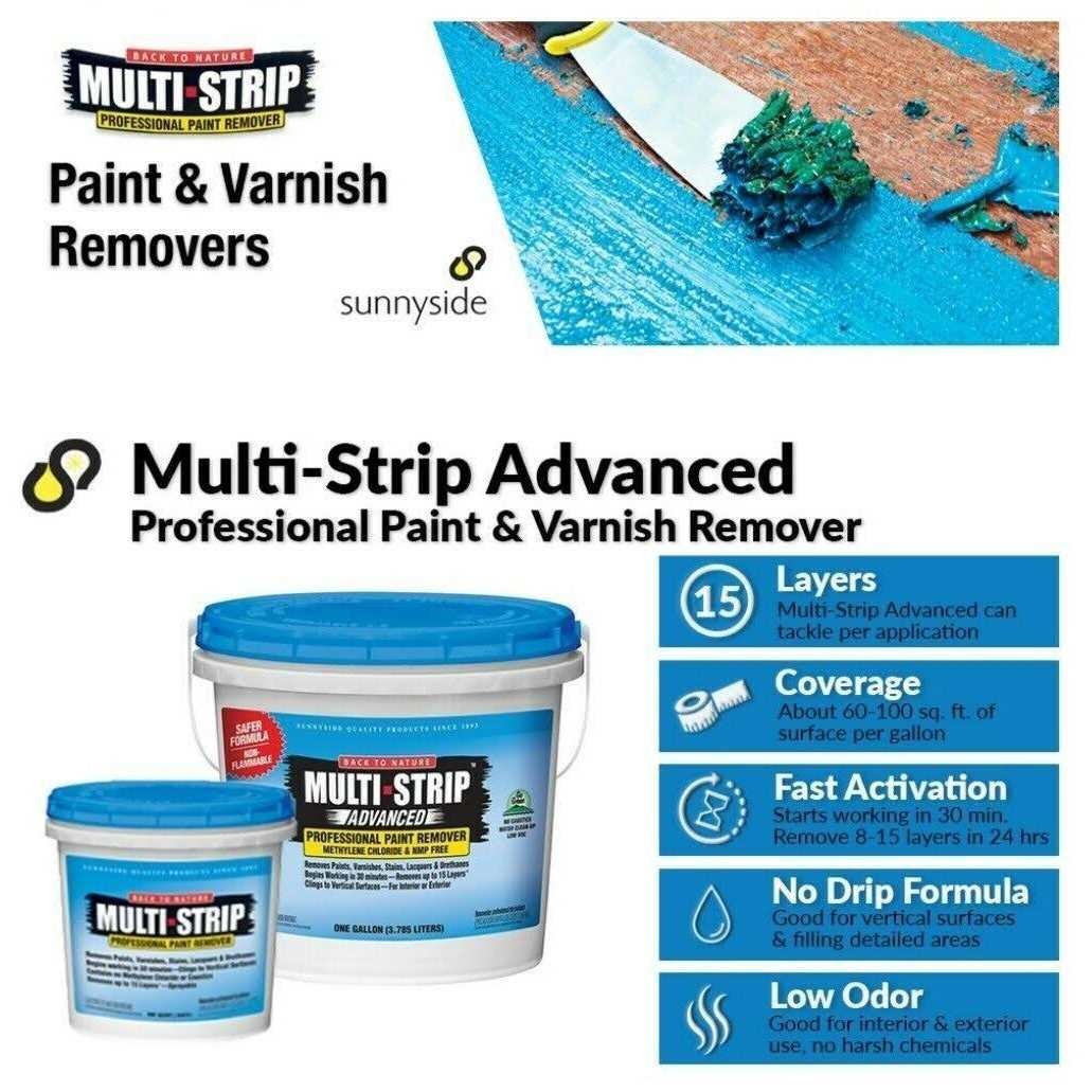 Back to Nature 65764A Multi-Strip Advanced Professional Paint Remover - Image 3