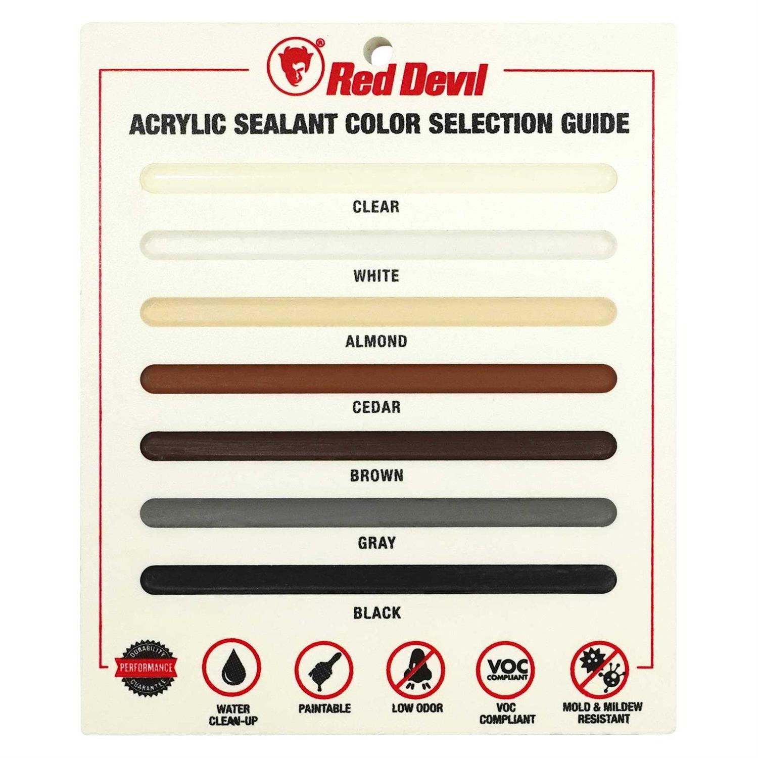 Red Devil Window Door Siliconized Acrylic Caulk - Hardware&Tools Online ...