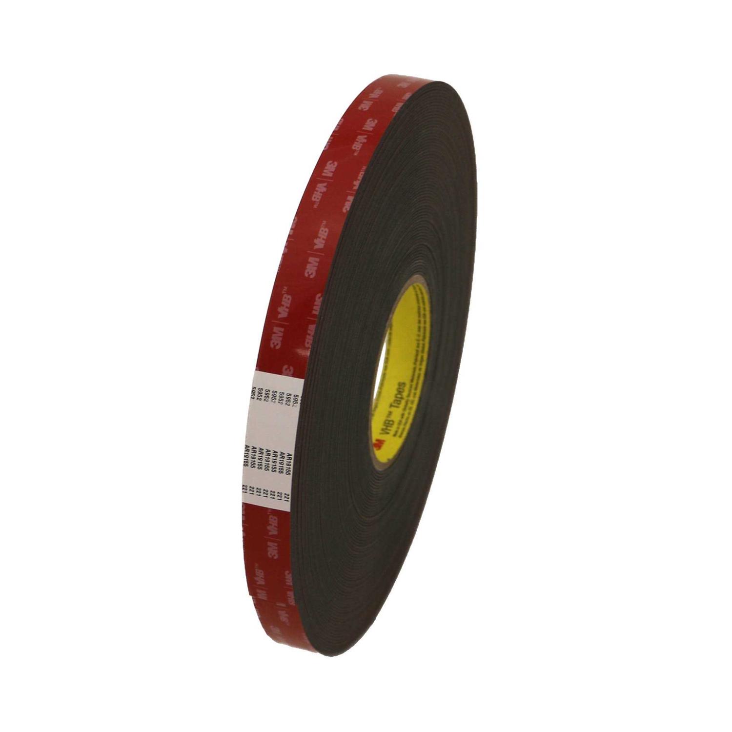 3M VHB Tape 5952 Black 3/4 in x 36 yd 7000028997 - Image 3