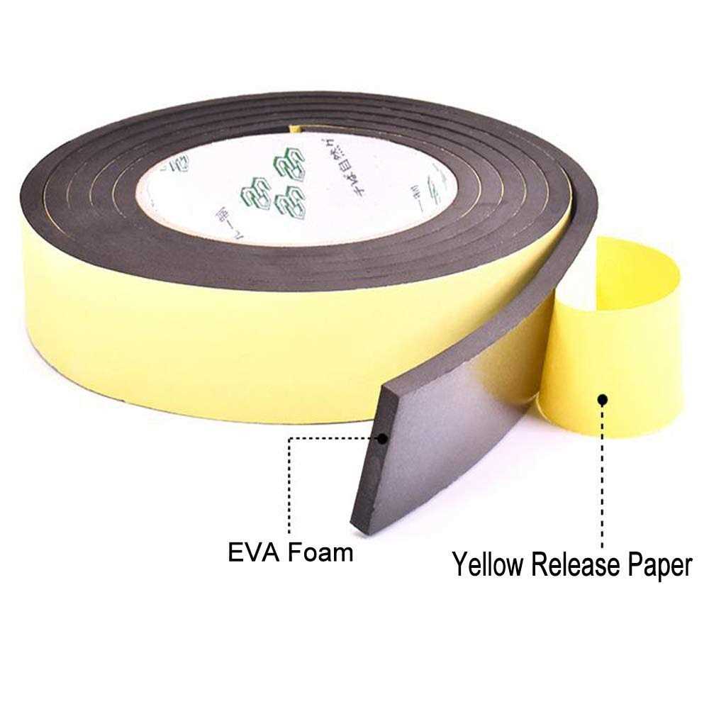 ToLanbbt High Density Foam Insulation Tape Adhesive Seal - Image 3