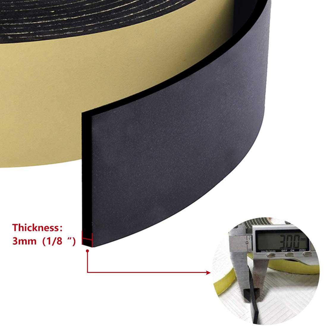 ToLanbbt High Density Foam Insulation Tape Adhesive Seal - Image 3
