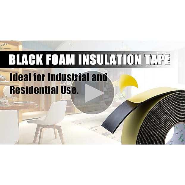 ToLanbbt High Density Foam Insulation Tape Adhesive Seal - Image 3
