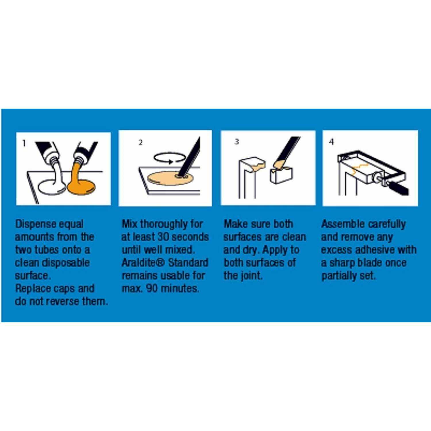 Araldite 2-Tubes Standard Epoxy - Image 3