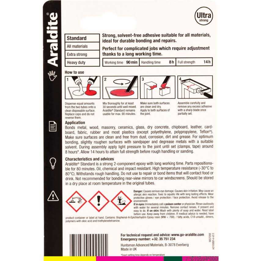 Araldite 2-Tubes Standard Epoxy - Image 5