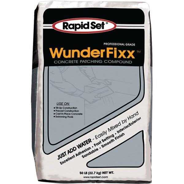 Rapid Set 72010050 50Lb Wunderfixx Concrete Patching Compound ...