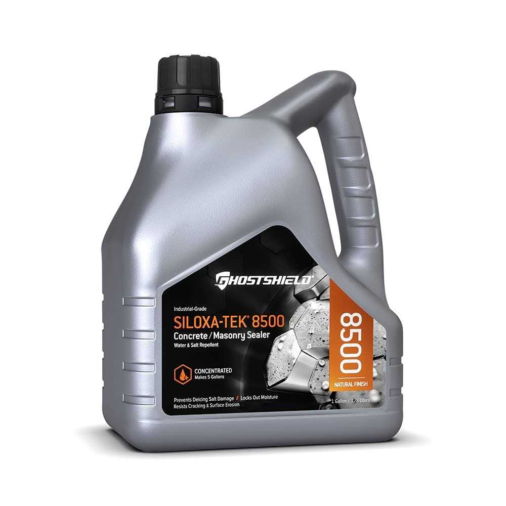 Ghostshield Siloxa-Tek 8500 Ultra Concentrate 1 Gallon Penetrating Concrete Sealer Water and Salt Repellent