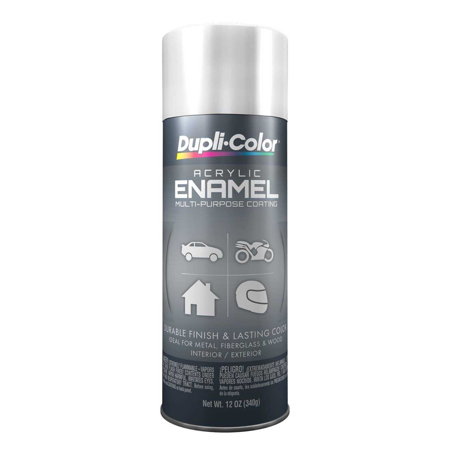 Dupli-Color Gloss White Enamel Paint 12oz DA1670 - Image 2