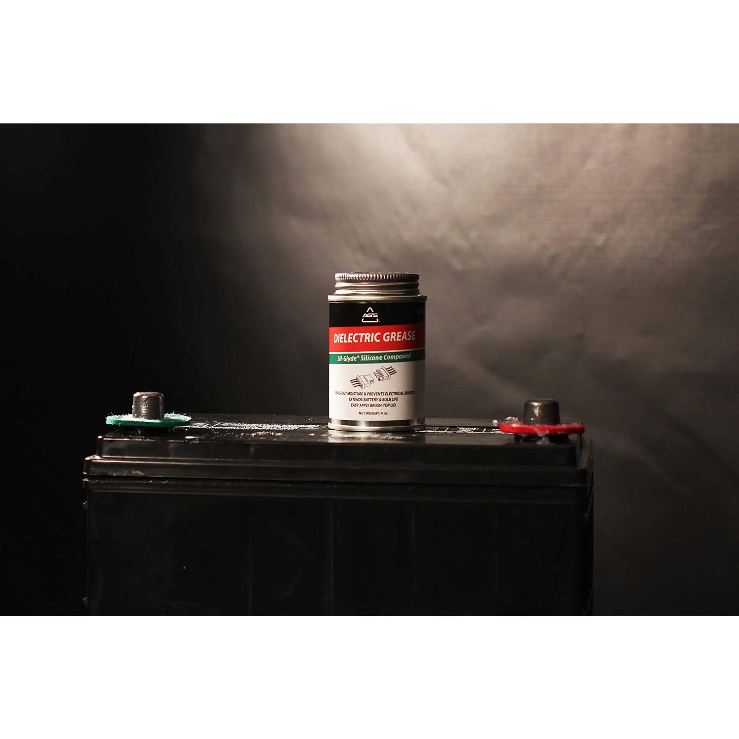 AGS Automotive Solutions Dielectric Grease 4oz Brush Top - Image 3