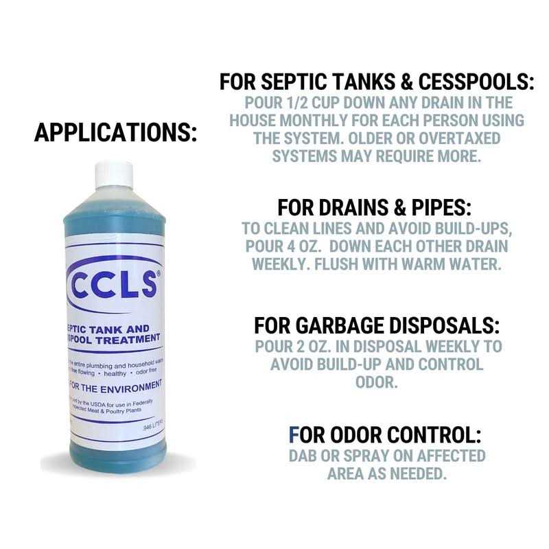 Ccls Septic Tank and Cesspool Treatment Additive/Organic Enzyme Producing Bacteria/Non-toxic/Non-Hazardous/Non-Corrosive - Image 5