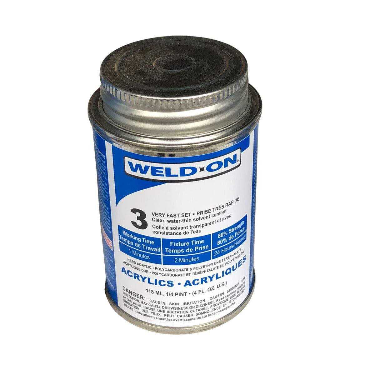 Scigrip Weld-On #3 Adhesive, 4 oz. and Weld-On Applicator Bottle with Needle - Image 4