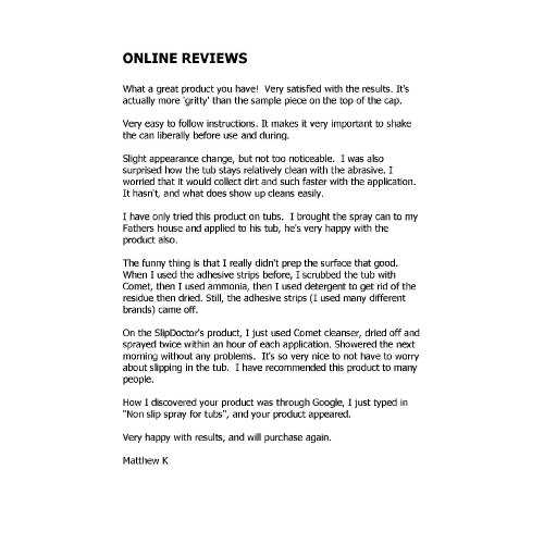 Anti-Slip Spray for Increased Grip on Fiberglass, Acrylic, Concrete and Tiles – Clear Non-Slip Coating for Shower, Bathtubs & Floors - Image 3