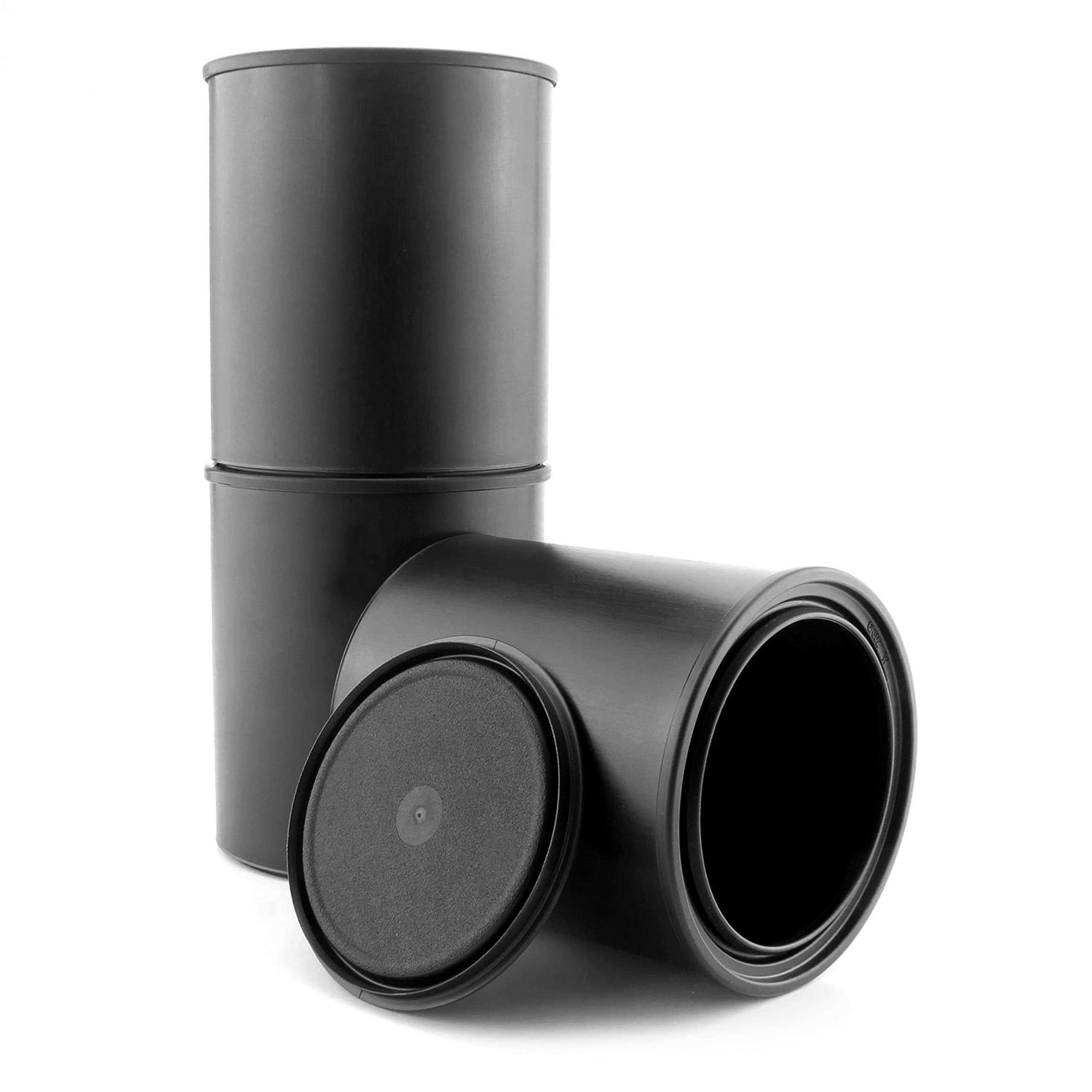 Black Plastic Paint Cans Quart Size Cans for Paints & Varnishes or Crafts & Gifts - Image 3