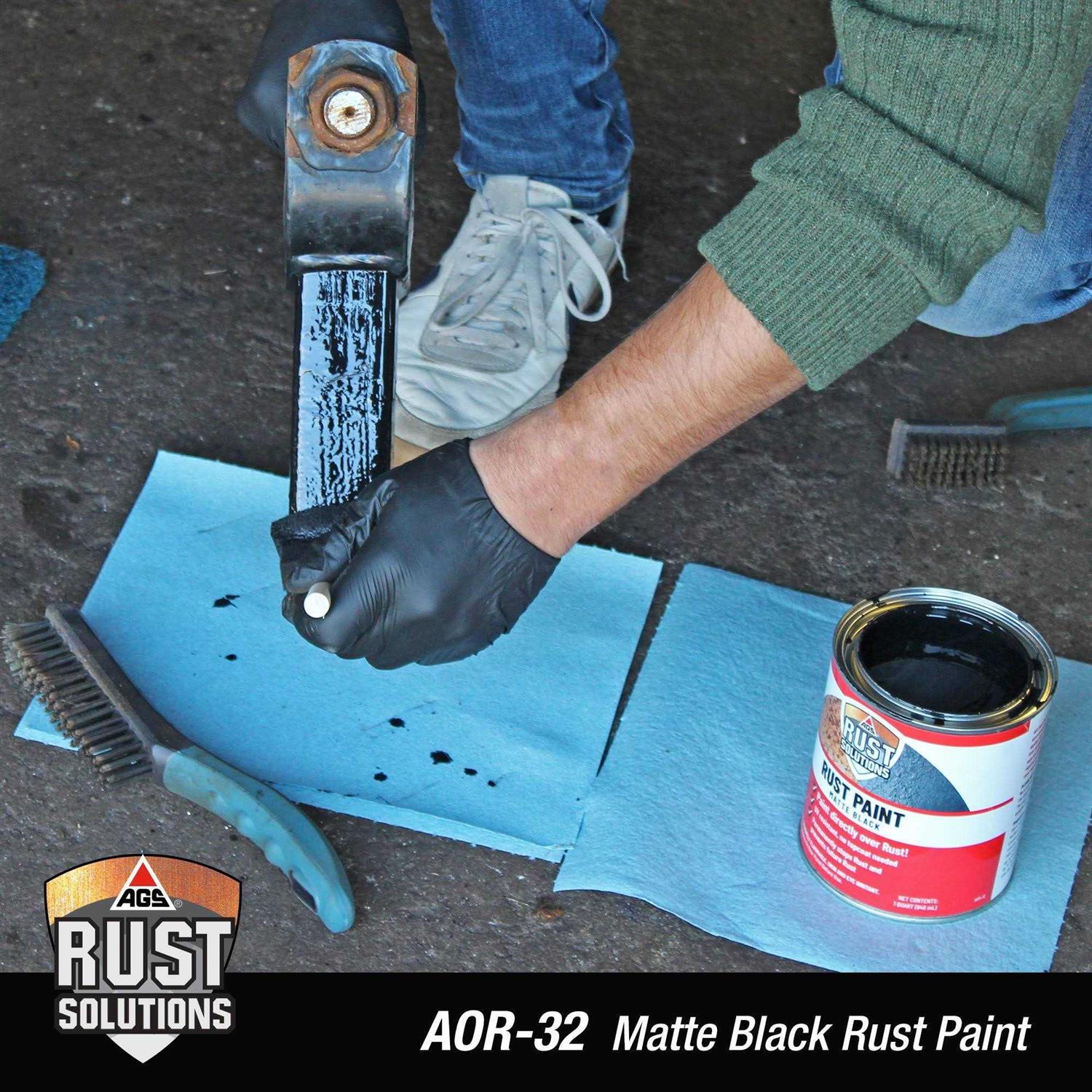 Ags AOR-32 Matte Black Rust Paint - Image 5
