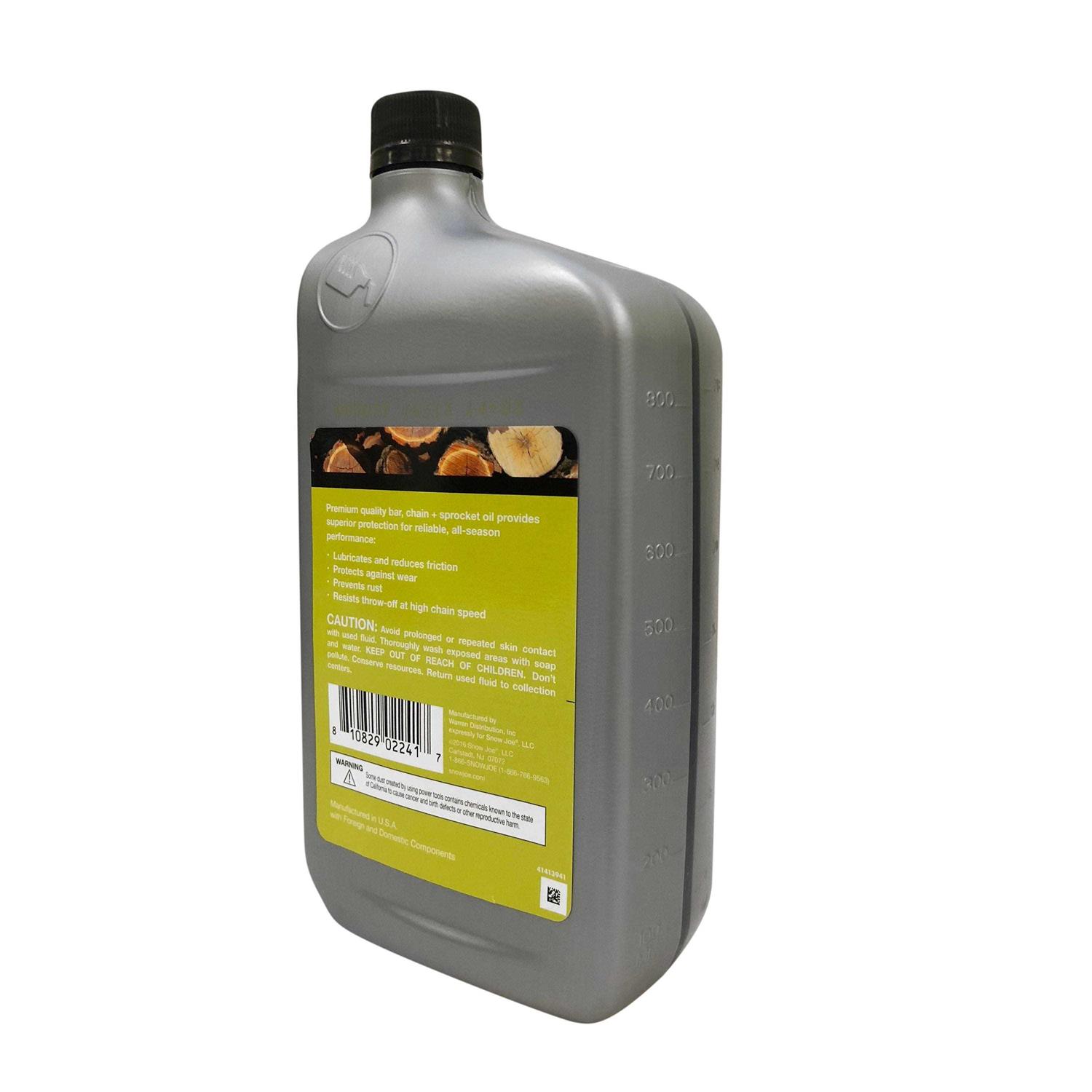 Sun Joe 1-Quart Premium Bar, Chain, and Sprocket Oil - Image 5