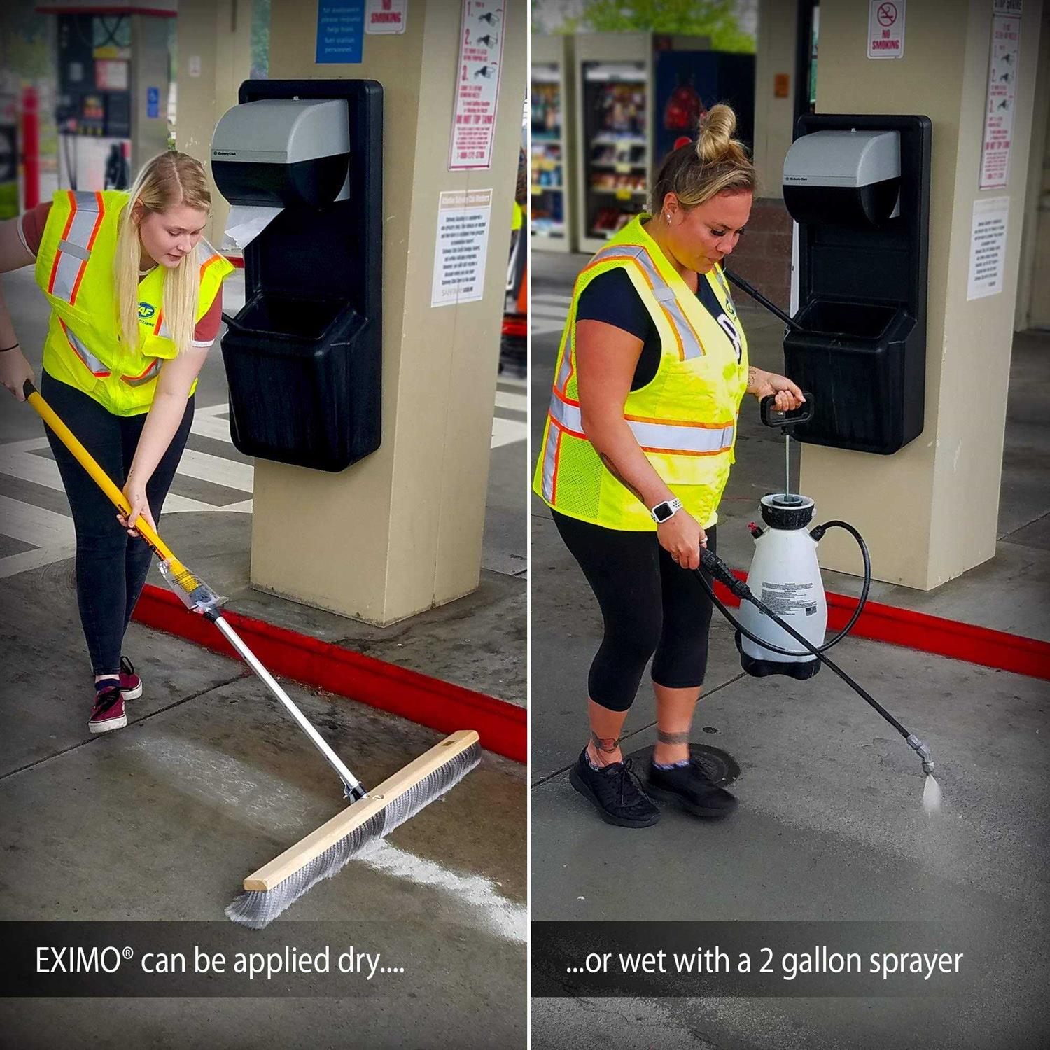 CAF Outdoor Cleaning EXIMO Waterless Concrete Cleaner for Driveway, Garage, Basement, and Walkway Surfaces - Image 5