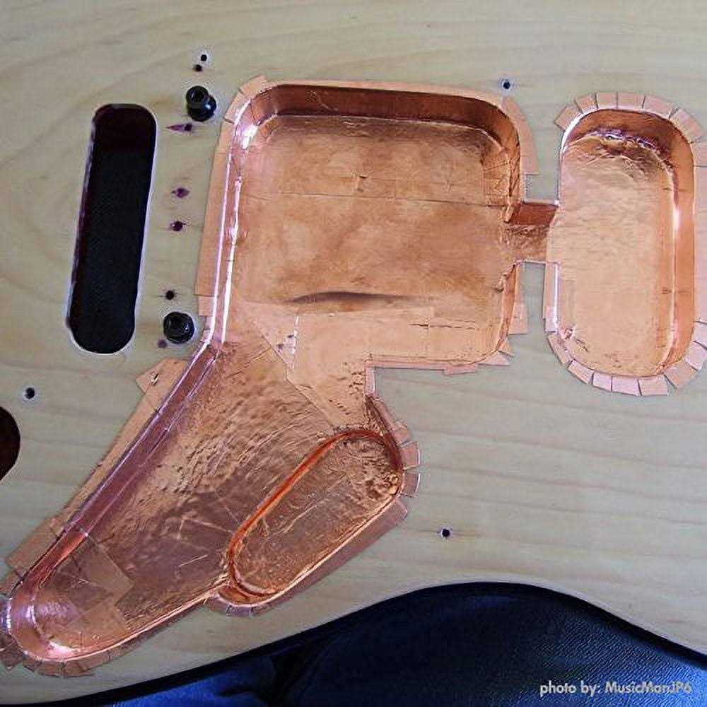 Copper Tape for Guitars Copper Shielding Tape for Guitars Copper Foil Tape EMI Shielding - Image 3