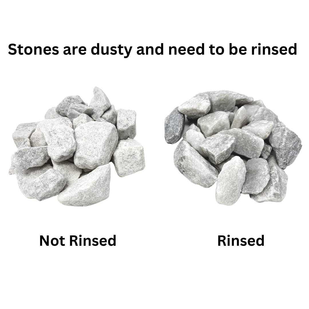 White Landscaping Rocks White Gravel Marble Chips 0.5 to 1.5 inches in Length - Image 3